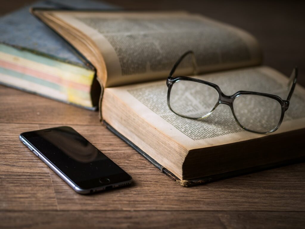 glasses, book, phone-1052023.jpg